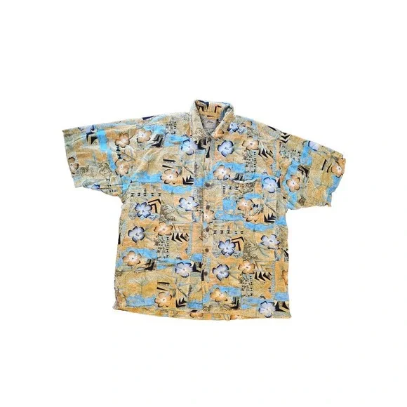 Vintage Rare Hobie Cat Button Up Shirt Large